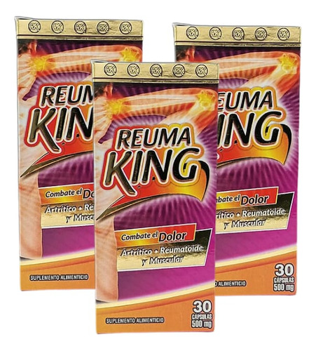 Reuma King 30 Cápsulas 3 Piezas