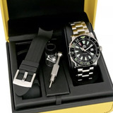 Relógio Orient Automático Masculino Gmt Nh3ss001 P1sx 300m