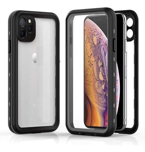 Capa Case iPhone 7 8 X Xs Max Xr iPhone 11 Plus Prova De Água Waterproof Anti Shock 100% Impermeável 