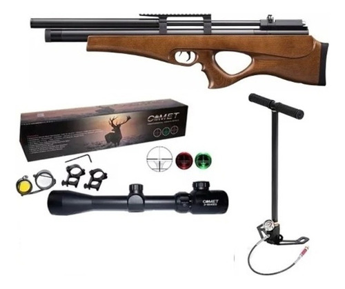 Rifle Pcp Modelo P-10 + Bombin + Mira + Pos / Hiking Outdoor