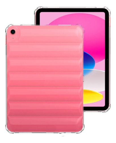 Funda Para iPad 7 8 9 Airbag Colchón Transparente 10.2 Pulga