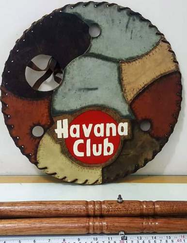 Mesa Havana Club Portátil Desmontable Artesanal Antigua Deco