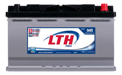 Batería Acumulador Lth Agm L-94r-850 Agm
