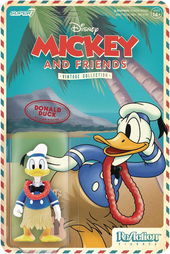 Disney Mickey Amigos Pato Donald Vintage Col. Super7 Replay