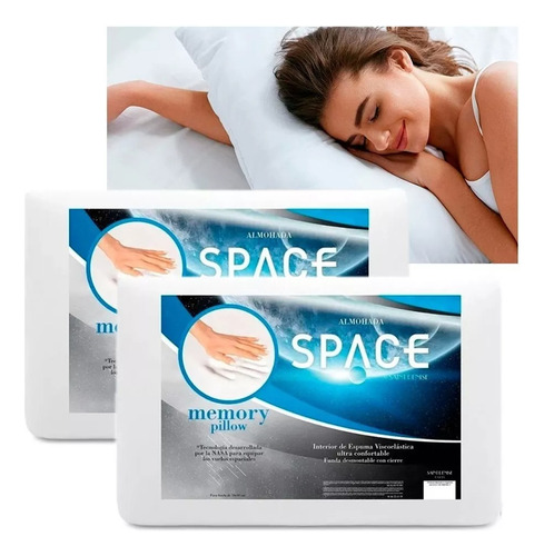 Kit X2unidades Almohadas Inteligentes Viscoelásticas Premium