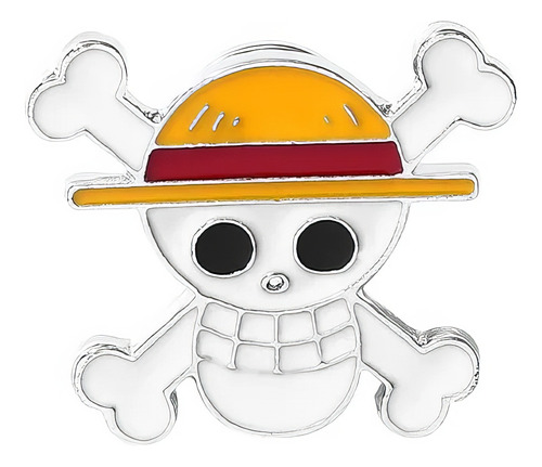 Pin Metalico Broche One Piece Luffy Sombrero De Paja