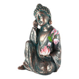 Estatua De Buda Estatua Solar Jardim Luz Ornamento Para