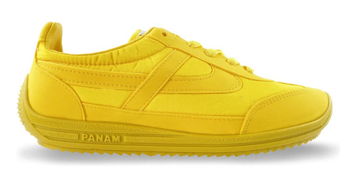 Tenis Panam Amarillo Clásico Original Dama Caballero Cómodo