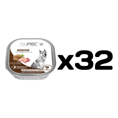 Nupec Perro Senior Alimento Húmedo Pack De 32 Latas | Envío gratis