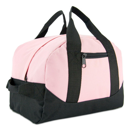 Libro: 12 Minibolsas De Lona Bicolor En Rosa Y Negro