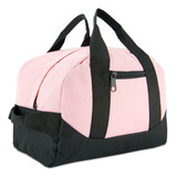 Libro: 12 Minibolsas De Lona Bicolor En Rosa Y Negro