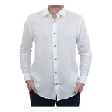 Camisa Masculina Ogochi Ml Concept Slim Branca - 001493152