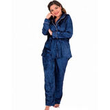 Pijama Dama Charmusse Oversize Saco Y Pantalon 9375
