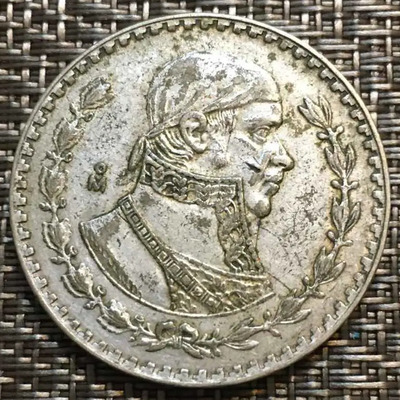 Moneda Antigua $1 Morelos 1966 Plata 0.100