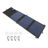 Cargador De Panel Solar 15w 5v Bolsa De Carga Plegable Portá