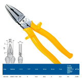 Alicate Universal Isolado Para Eletricista 8 Pol - Gedore
