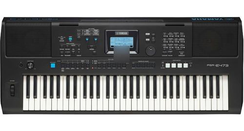 Teclado Portátil Yamaha Psre473 61 T Sensitivo Usb Negro Cuo