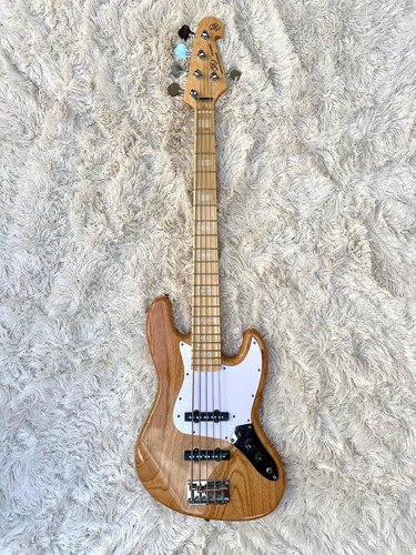 Contrabaixo Sx Sjb75 Jazz Bass 5 Cordas - Natural