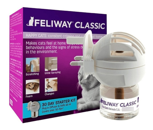 Feliway Clasic Difusor + Repuesto 48 Ml Pethome Chile