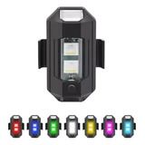 Luz Led Estrobo Funciones Fija Moto Bici Auto 7 Colores Usb