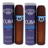 Perfume Cuba Shadow For Men Edt Spray, Pacote De 100 Ml Com