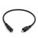 Glhong Micro Usb Macho A 3,5 Mm Hembra Aux Cable De Cable D