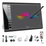 Ugee Tableta Dibujo Gráfico, M708 V2 10x6 Pulgadas Tabletas