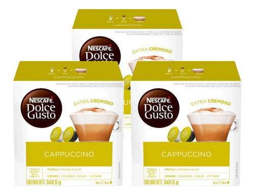 Nescafé Dolce Gusto Cappuccino 3 X 16 Capsulas