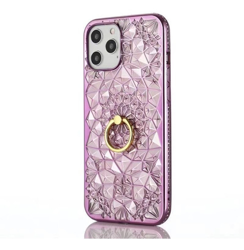 Funda Tpu Strass Con Anillo Soporte Para iPhone 12 12pro