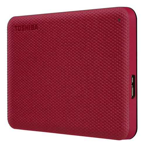 Disco Duro Externo Toshiba 2tb Canvio Advance V10 Rojo