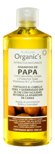 Shampoo Fortalecedor De Papa Con Vitaminas 1lt. Florigan