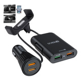 Carregador Veicular Turbo 4 Portas Usb 5.1 Amp 25w Uber Taxi