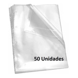 Envelope Plastico A4 4 Furos Fino 50unidades