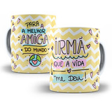 Caneca Presente Amizade - Para A Melhor Amiga Do Mundo