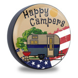 Jusen Happy Camper - Funda Para Neumático De Repuesto Con Ba