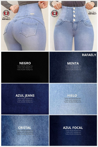 Jeans Fajero Rafaely Push Up (nieves Original)