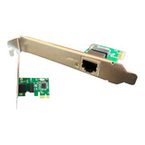 Placa De Rede Gigabit Lan Rj45 Pci Express 1000mbps Para Pc