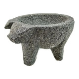 Molcajete Artesanal Piedra Volcánica. Cara De Puerquito 18 C