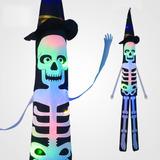 L Y Led Luces De Halloween Horror Fantasma Ropa Sombrero Luz