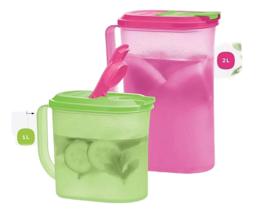 Jarra Y Vasos Tupperware
