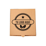 250 Cajas Alitas/papas Personaliza Tu Logo 17.5 Cm Corrugado
