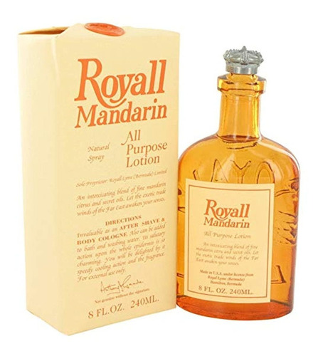 Royall Fragancias Royal, Color Naranja All Purpose Loción