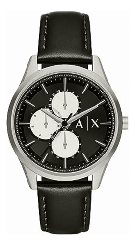 Reloj Armani Exchange Modelo: Ax1872 Dante De Piel En Color