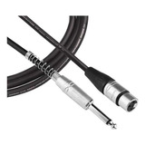 Cabo Microfone Roxtone  Xlr + 1 P10 C/ Mola -3m Smxj210l3