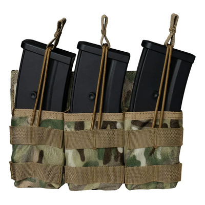 Porta Cargador Táctico Triple Para Arma Larga Fx05 556 762 Color Multicam