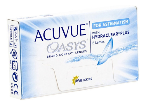 Lente De Contato Acuvue Oasys Para Astigmatismo