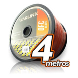 4 Metros Cable Calibre 0 100% Cobre + Terminales War Audio