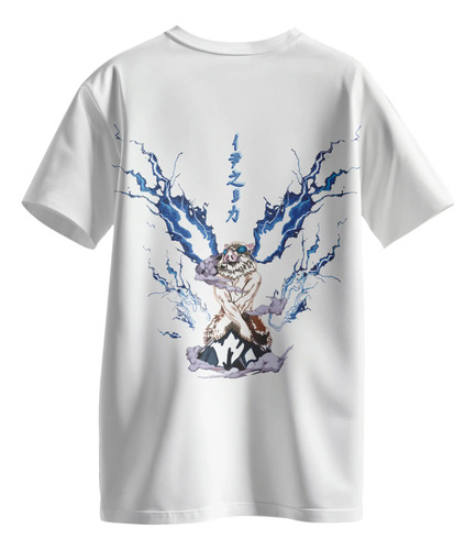 Playera Demon Slayer Inosuke Kimetsu No Yaiba Anime Algodón