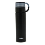 Termo Trendy Acero Inox Doble Capa Taza 500ml Cod 16444 Color Negro