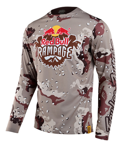 Jersey Bici Sprint 22 Redbull Rampage Logo Camo